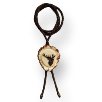 Medallion with roaring deer motif (bigger)