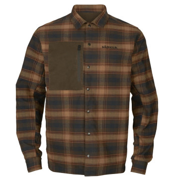Jacket HARKILA Eirik Reversible (Willow green/Burgundy)