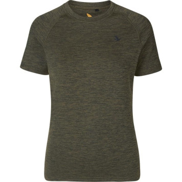 Moteriški marškinėliai SEELAND Active S/S (Deep claret)