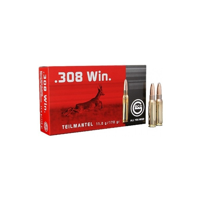 Šoviniai Geco 308 Teilmantel 11 g/ 170 gr.