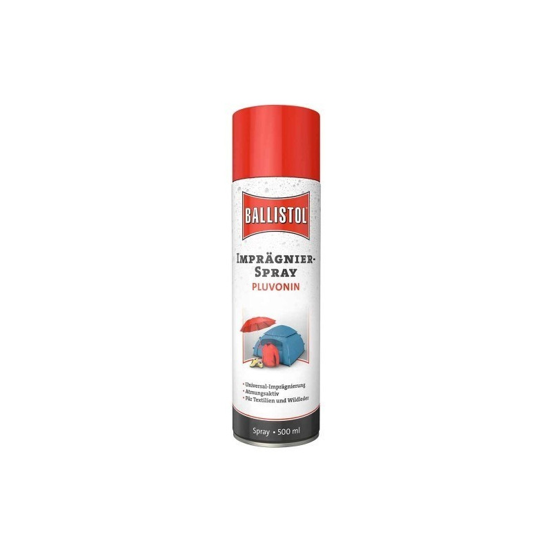 Apsauginis impregnantas Ballistol Pluvonin 500ml purškiamas