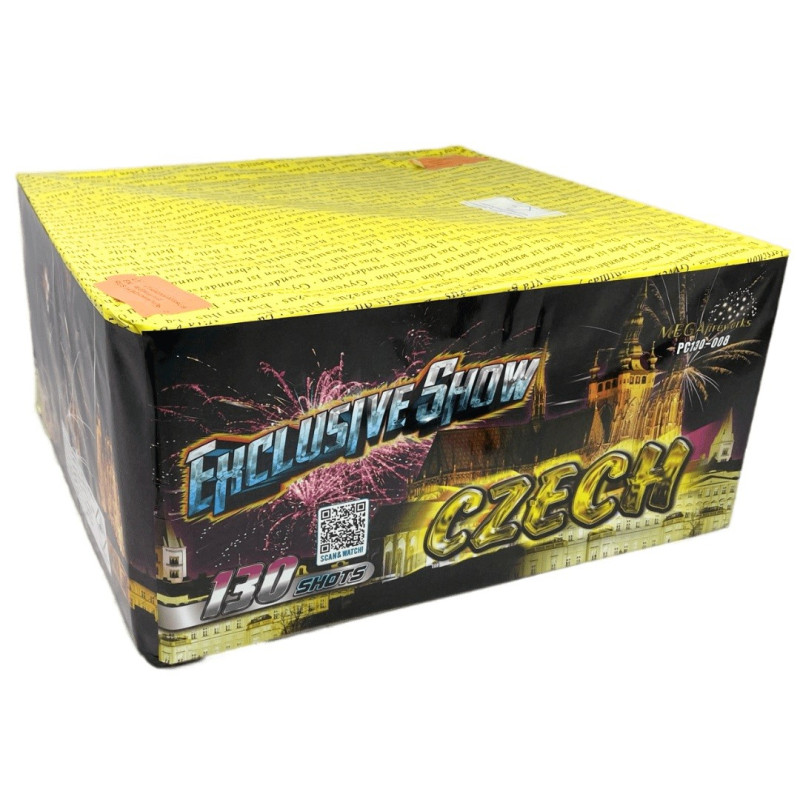 Fejerverkas Exclusive Show Czech (PC130-008) (130 šūv.)
