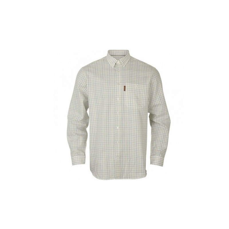 Marškiniai HARKILA Allerston L/S (Emerald green/white)