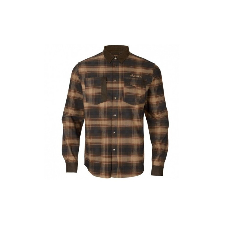 Marškiniai HARKILA Aivak L/S Burgundy