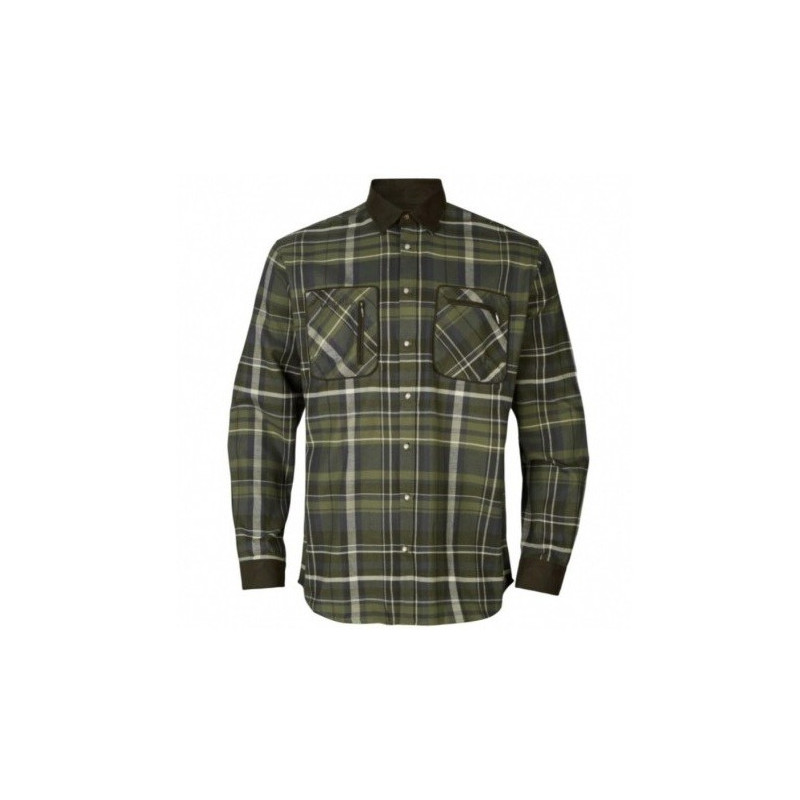 Marškiniai HARKILA Pajala Olive check