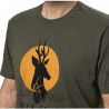 Marškinėliai SEELAND Buck Fever (pine green melange)