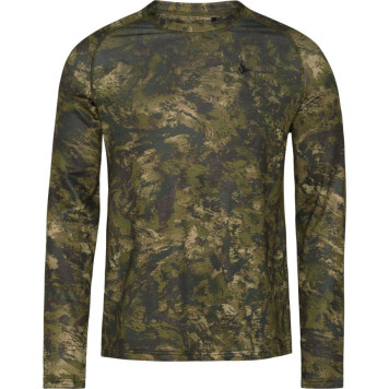 Marškinėliai SEELAND Active Camo L/S T InVis green.