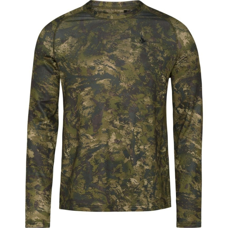 Marškinėliai SEELAND Active Camo L/S T InVis green.