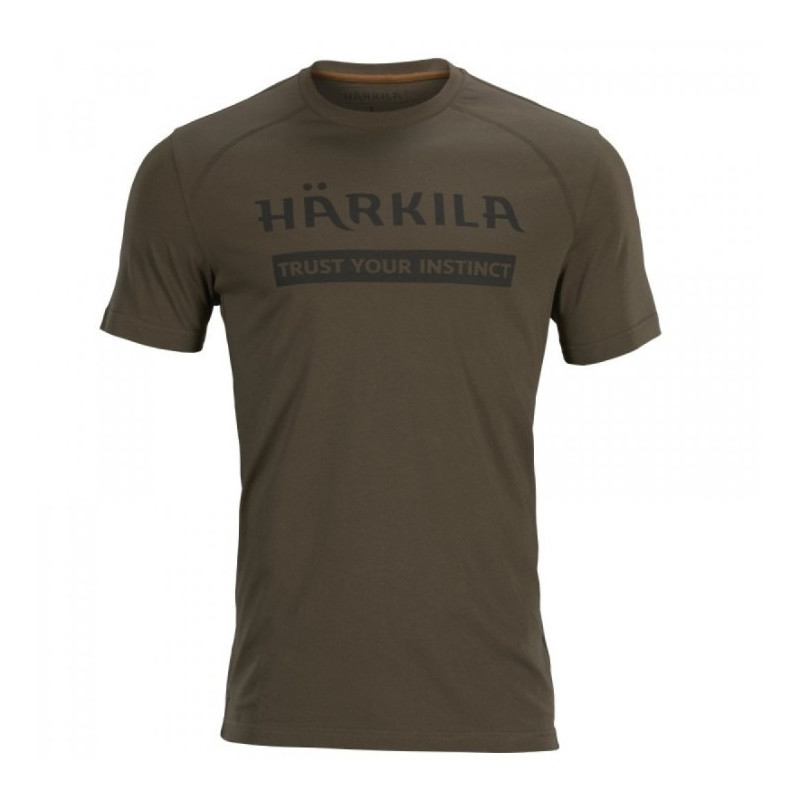 Marškinėliai HARKILA logo 2-pack Willow green/black