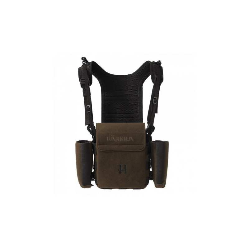 Dėklas žiūronams su petnešomis HARKILA Bino Harness (Willow green)