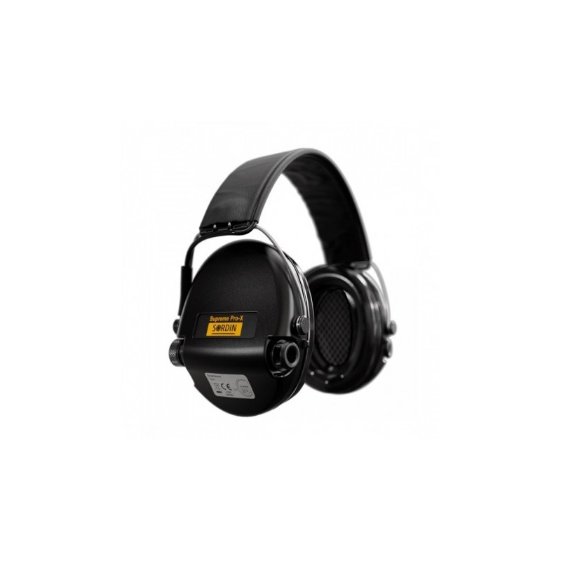 Earmuffs Sordin Supreme Pro-X, Black PVC (75302-X/L-02-S)