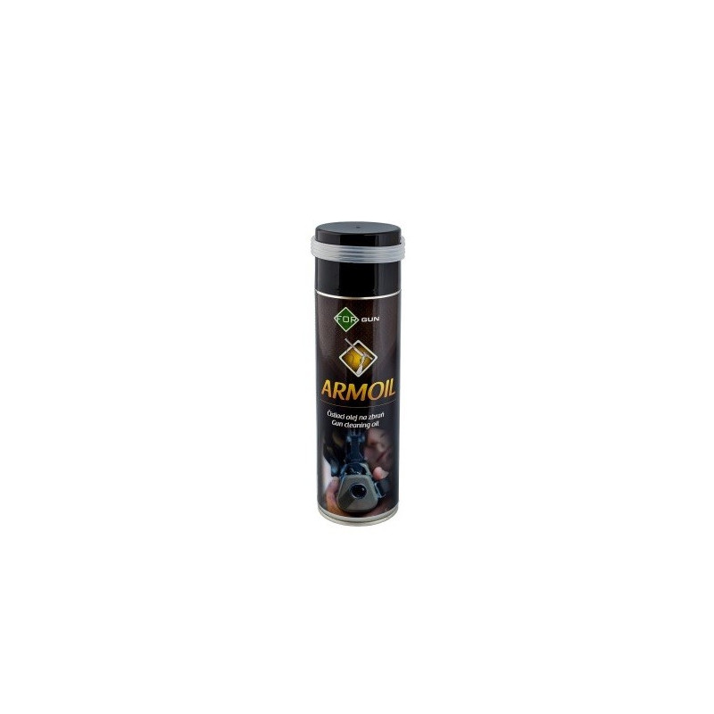 ARMOIL effectively cleans, lubricates and preserves guns
