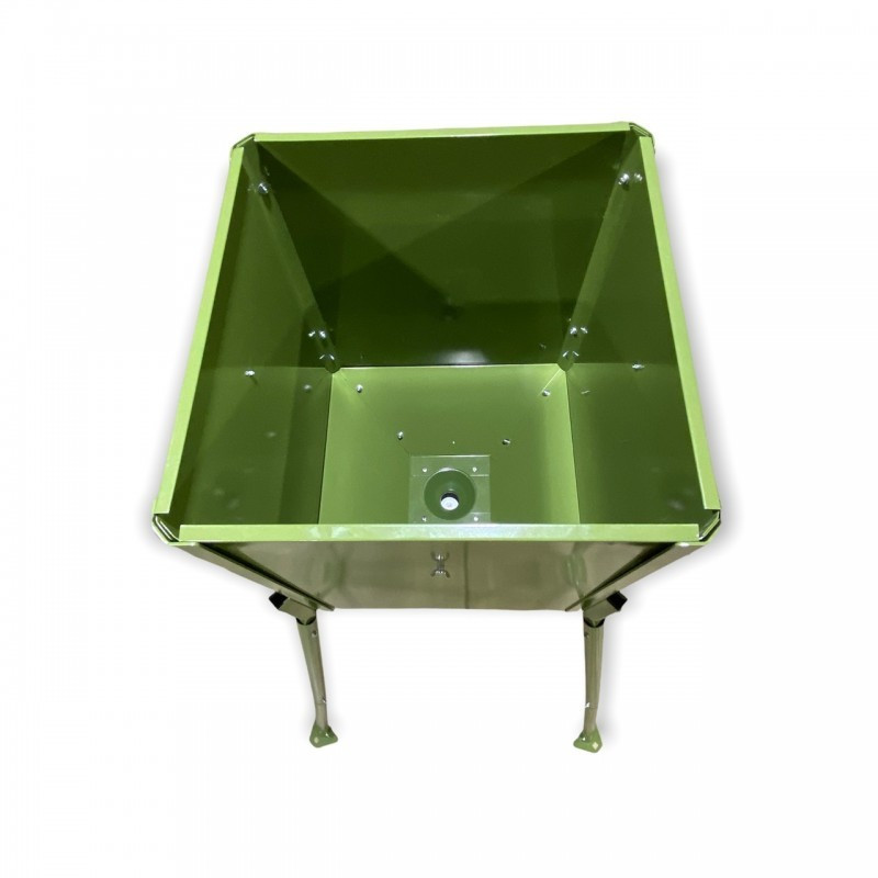 Animal Feeder with solar battery HUNTERA FeedPro M2 12V and container 100kg (gree)