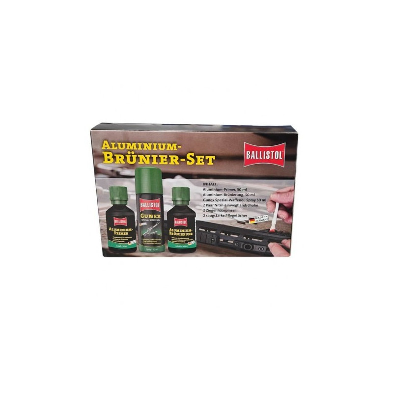 Aluminum blackening set Ballistol 6 pcs. 23936