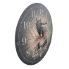 Wall clock with deer print 30 cm Wild Zone M-374-1802