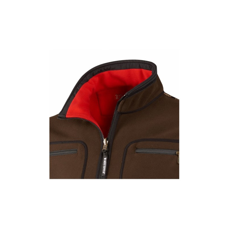 Džemperis Harkila Kamko Fleece (Brown/Red)