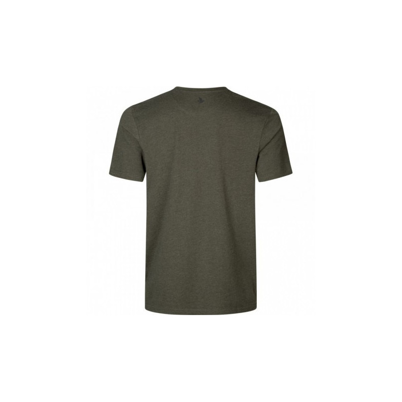T-shirt SEELAND Night Fever (Pine green melange)