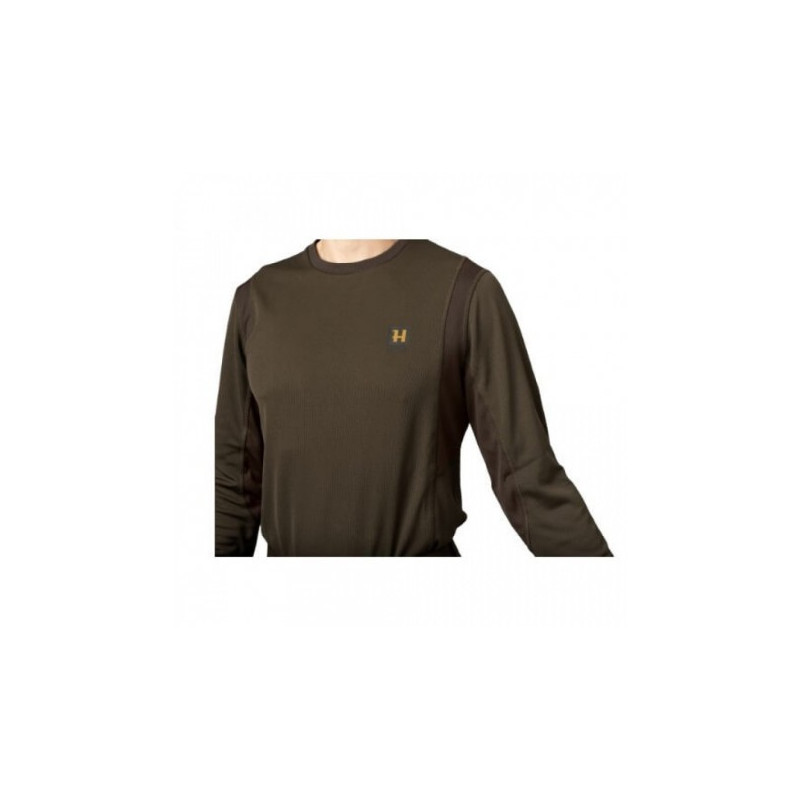 Marškinėliai HARKILA Forest Hunter L/S (Hunting green/Shadow brown)