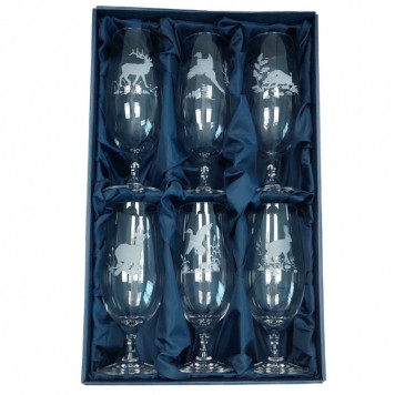 Beer glass set St. Hubert KOZAP (460ml x 6pcs)