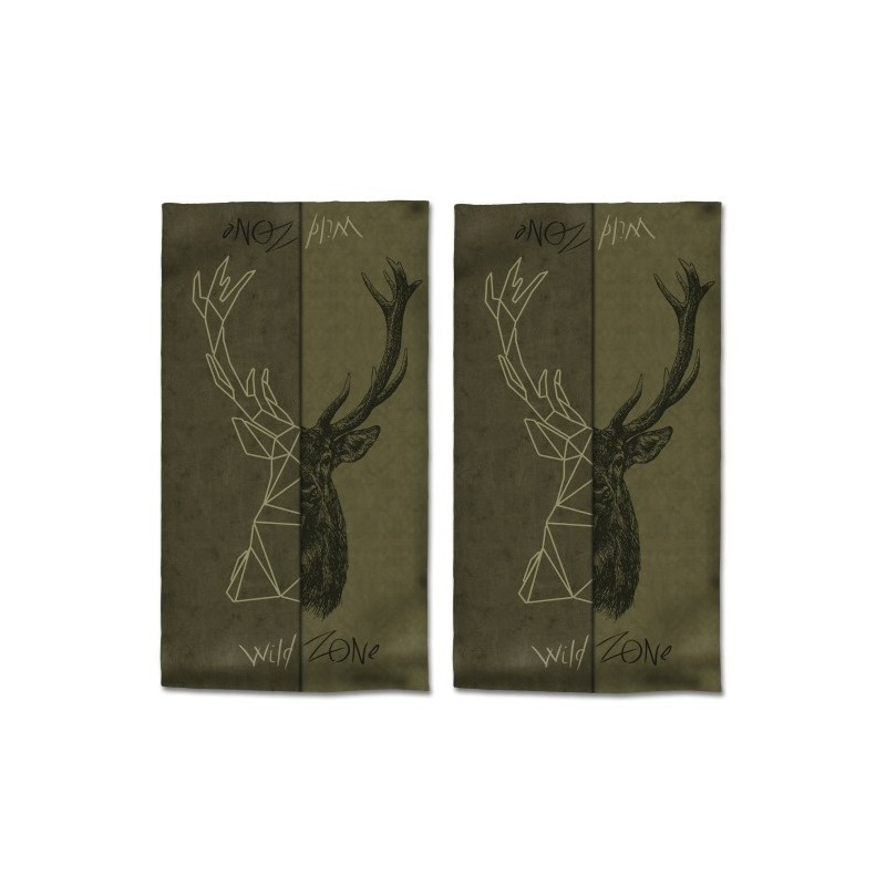 Towel WILD ZONE with deer decoration, M-105-1915