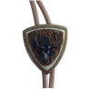 Antler medallion with deer hubertus motif