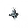 Pin with motif of deer and Edelweiss, teeth ARTURE (2664)