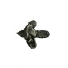 Pin with motif of hat and pine twig ARTURE (2637)