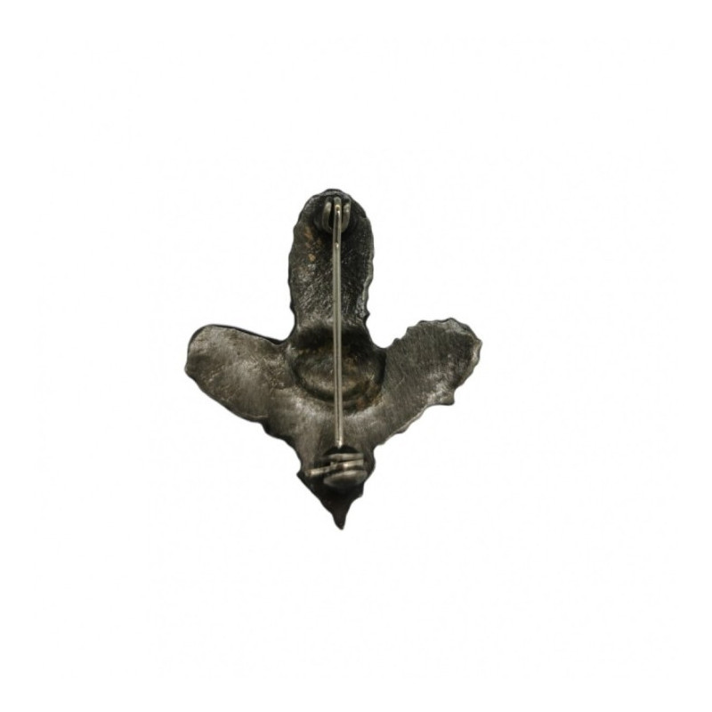Pin with motif of hat and pine twig ARTURE (2637)
