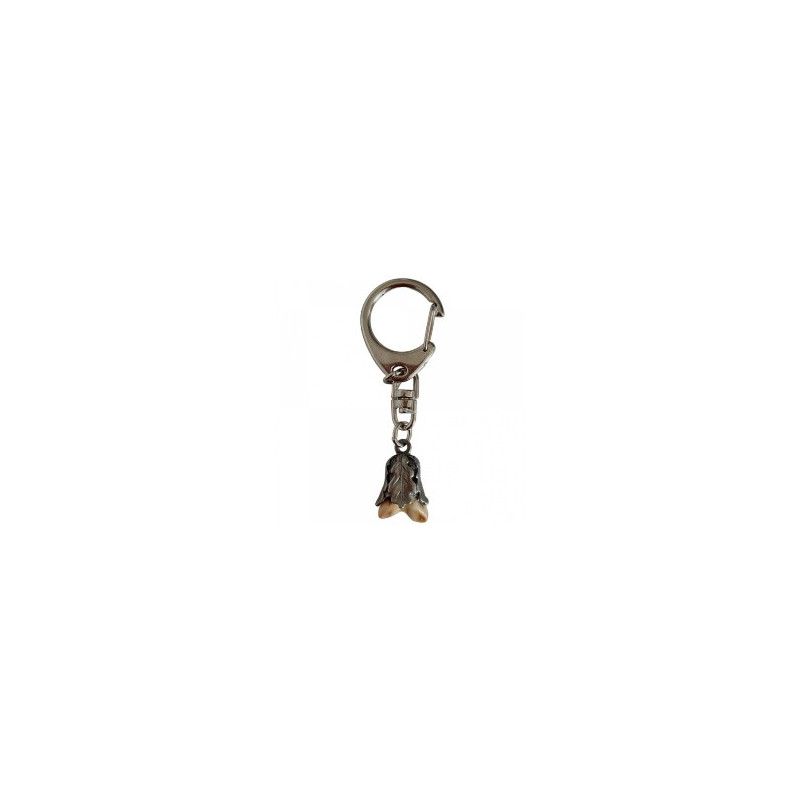 Keychain ARTURE with deer teeth decoration (1617)
