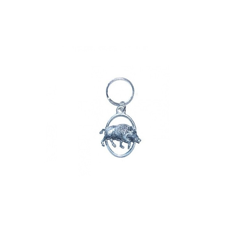 Raktų pakabukas su šerno dekoracija