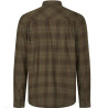 Marškiniai SEELAND Glen Flannel Shirt (Pine Green/Dark Navy Check)