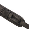 Gun sling HUNTERA with Blaser 3mm swivels, 119x7cm HDI611BL (black/leather)