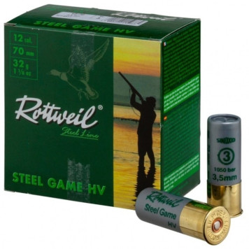 Šoviniai Rottweil Steel Game HV 12/70 Nr.5 3,00mm 32g 2316919