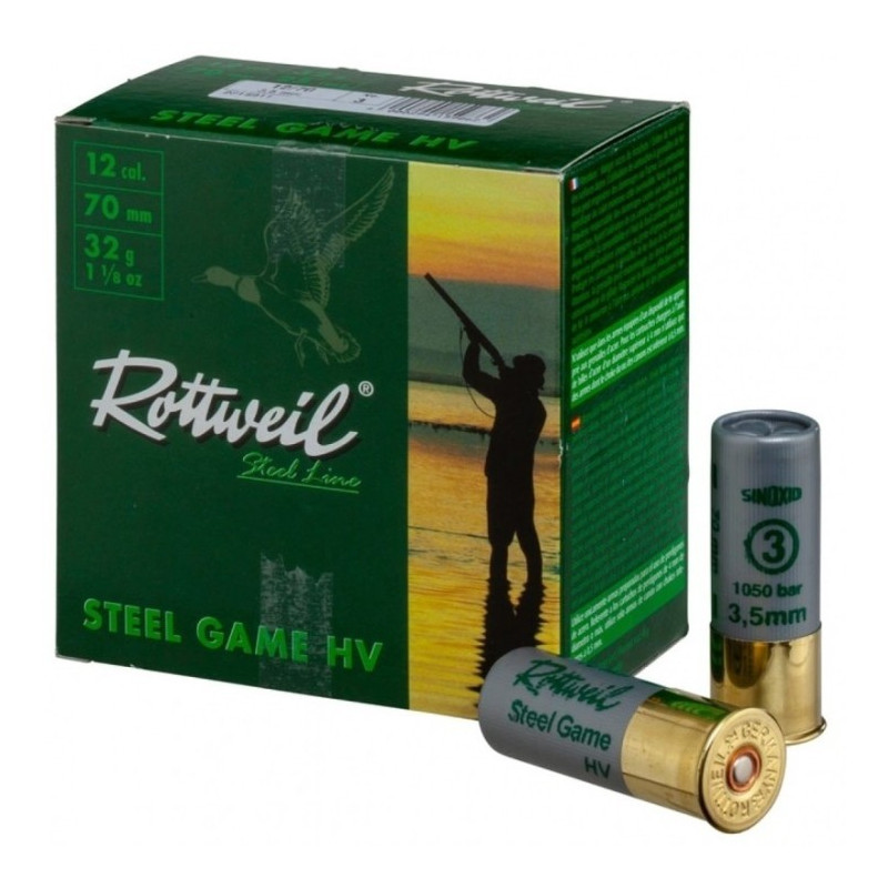 Šoviniai Rottweil Steel Game HV 12/70 Nr.5 3,00mm 32g 2316919