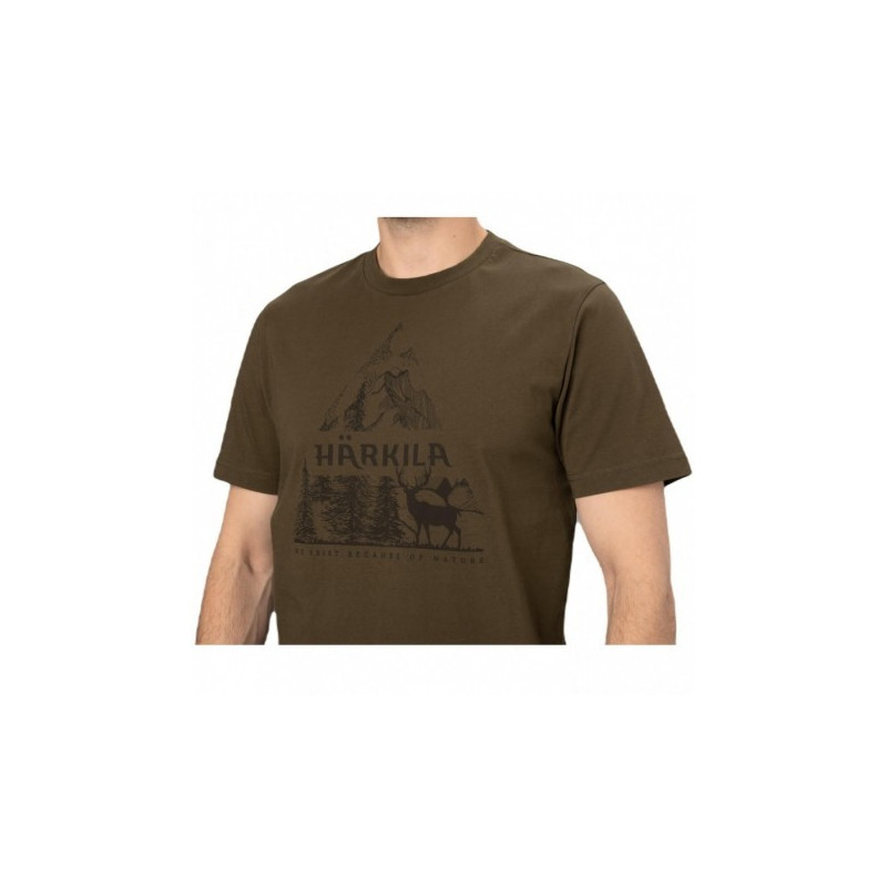 Marškinėliai HARKILA Nature S/S (willow green)