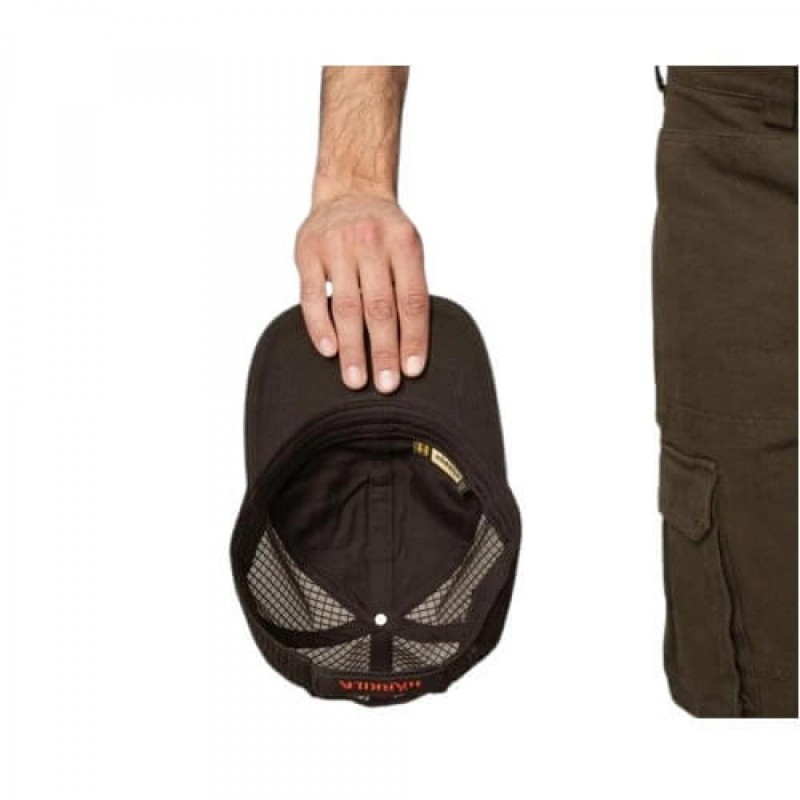 Cap HARKILA Impact one size (Shadow brown)