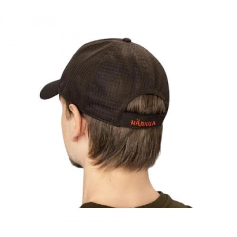 Cap HARKILA Impact one size (Shadow brown)