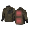 Šildoma striukė HARKILA Heat (Willow green/Black)
