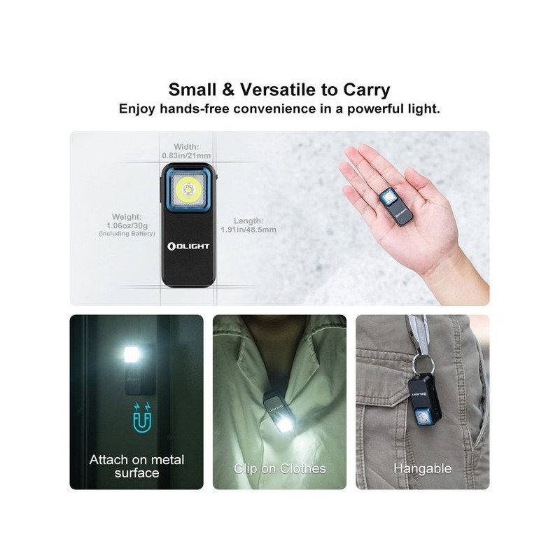 Flashlight Olight Oclip 300Lm (orange)