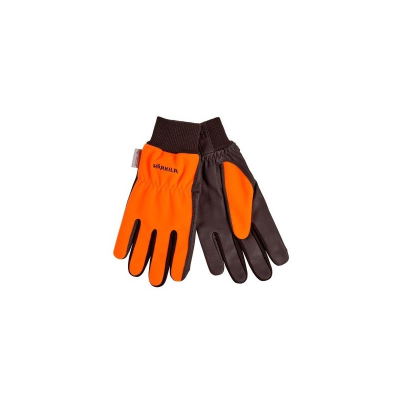 Gloves HARKILA Wildboar Pro Shooter Blaze WSP, Orange Blaze/Brown