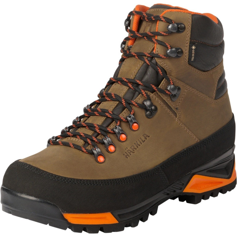 Shoes HARKILA Saxnas GTX Orange Mid (Brown/Orange)
