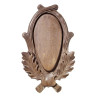 FRITZMANN Hand-carved Shield for Roe Deer Trophies 22x10 (Dark)  (01208-22)