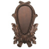 FRITZMANN Hand-carved Shield for Roe Deer Trophies (17x9)
