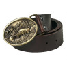 FRITZMANN Leather Belt 110 cm