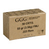 Šoviniai GGG kal. 223 Rem 3.56g/55gr FMJ