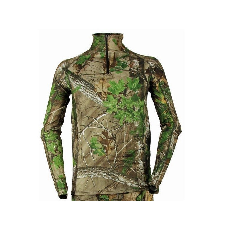 Long-Sleeved Undershirt SEELAND Lizard Realtree (Xtra green)