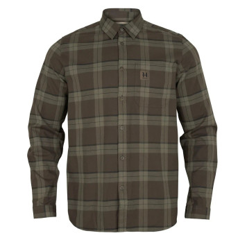 Marškiniai HARKILA Fjell L/S Green check