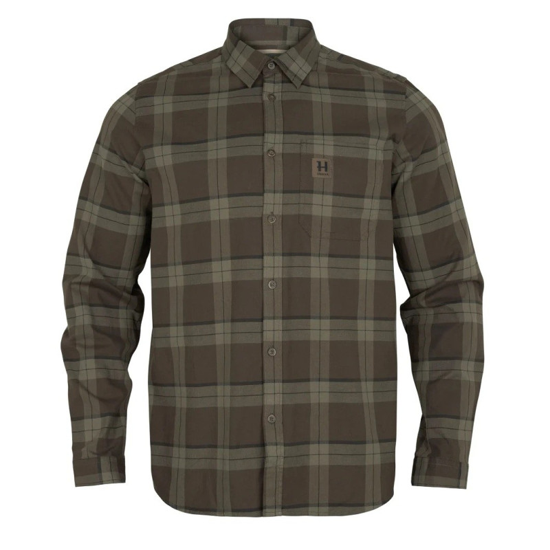 Shirt HARKILA Fjell L/S Green check