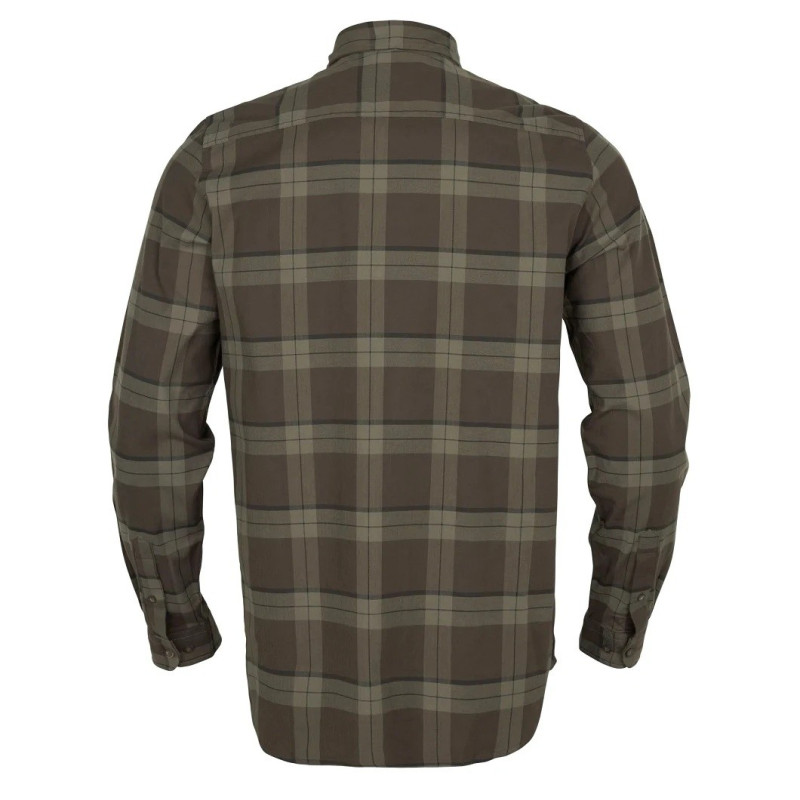 Shirt HARKILA Fjell L/S Green check