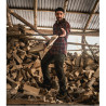 Shirt SEELAND Glen Flannel Shirt Red Forest Check